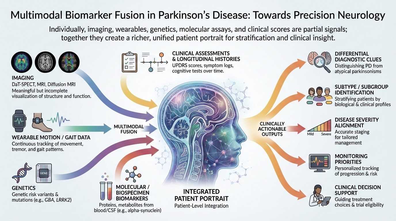 Multimodal Biomarker Fusion in Parkinson's Disease: Towards Precision Neurology