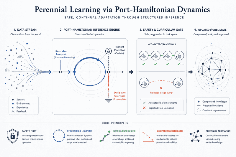 Perennial Learning via Port-Hamiltonian Dynamics publication thumbnail